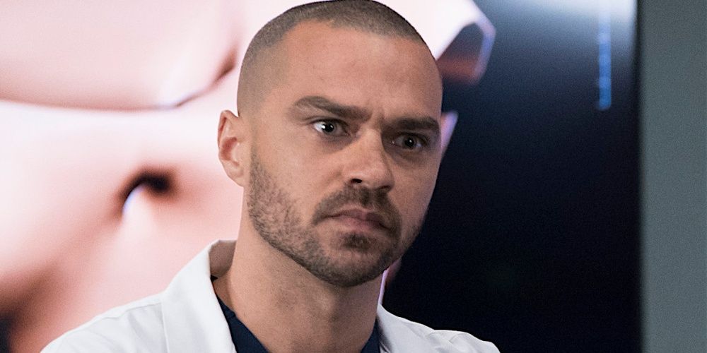Jackson Avery looking angry and surprised