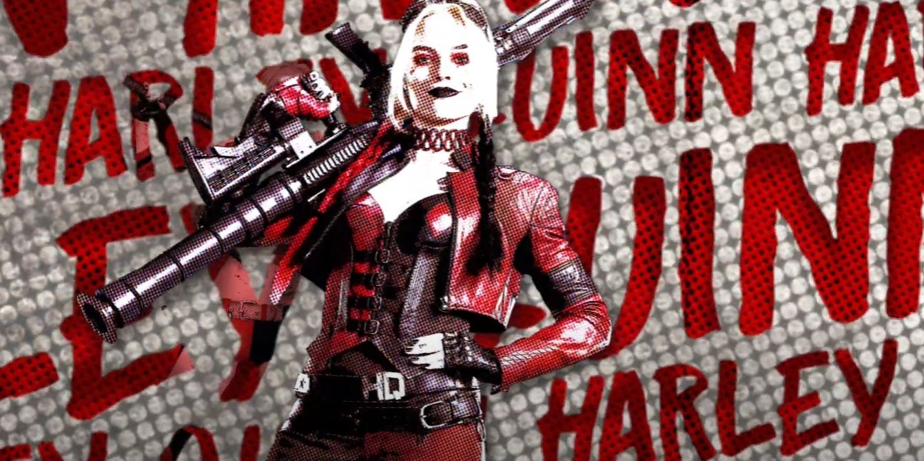 Promo artwork featuring Margot Robbie as Harley Quinn