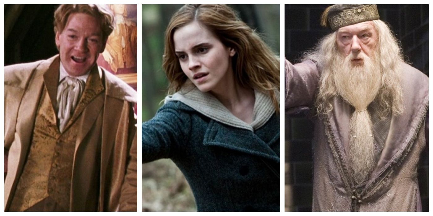 lockhart hermione and dumbledore from harry potter
