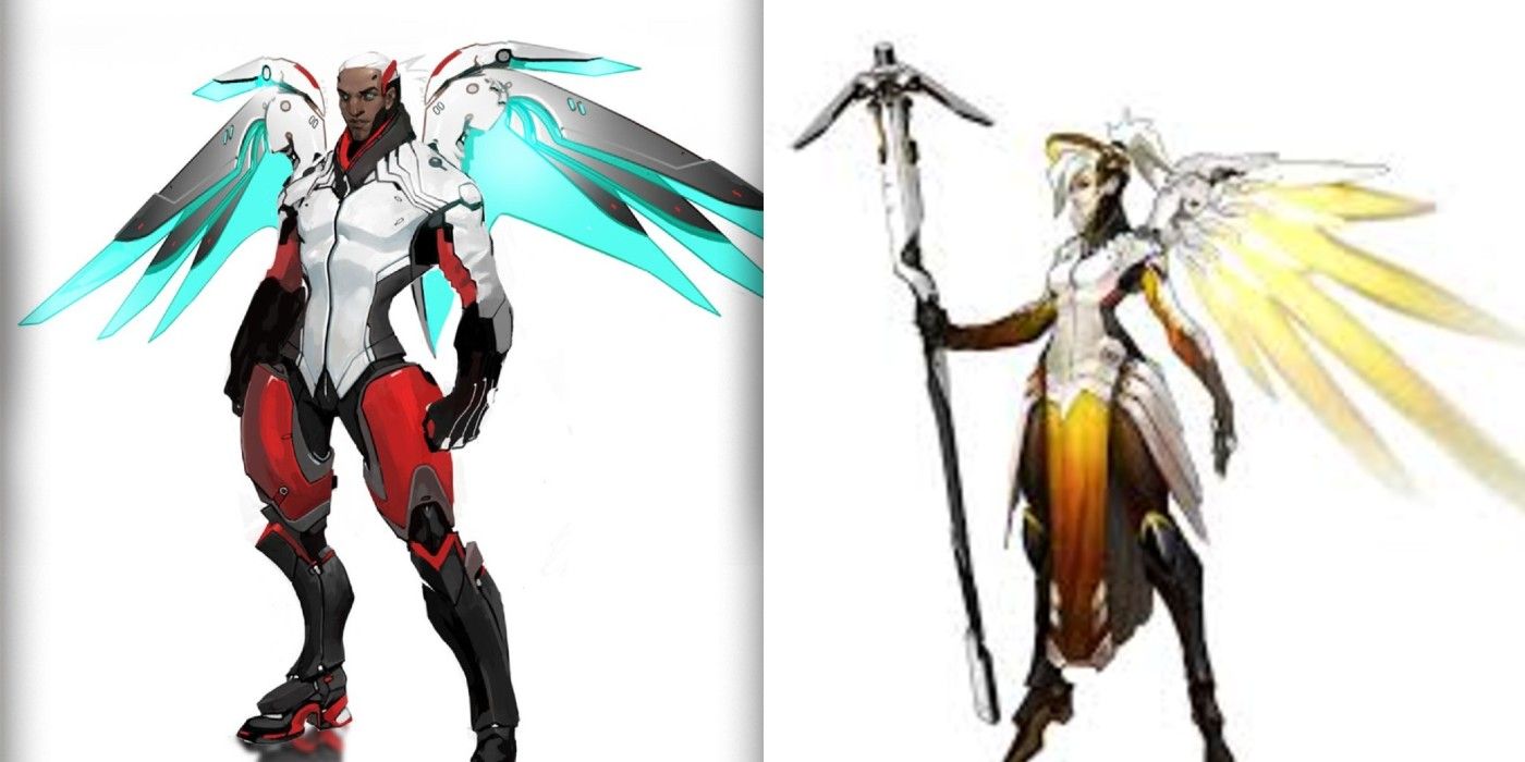Overwatch: How Mercy’s Design Changed From Concept To Overwatch 2