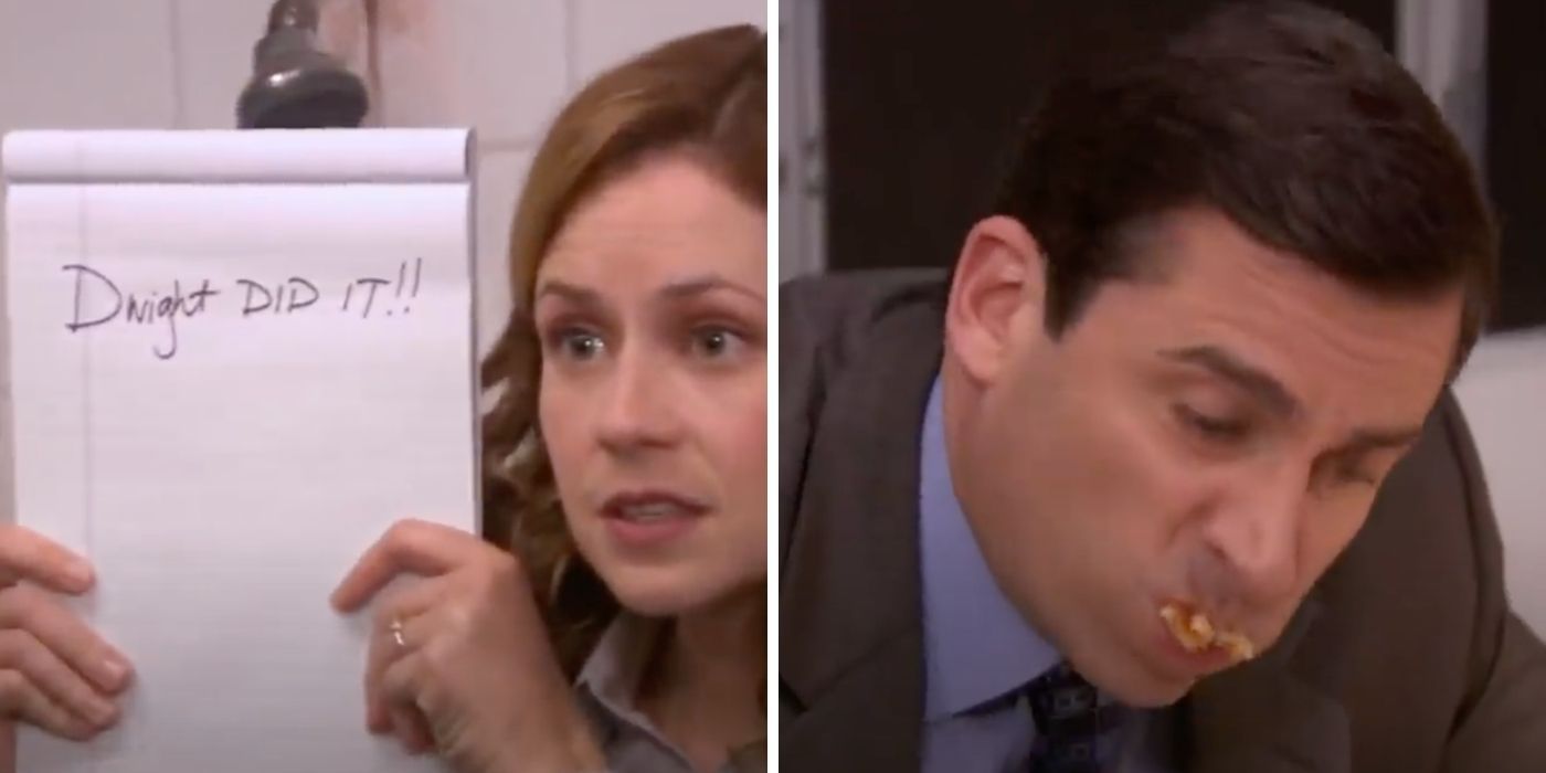 micahel and pam were robbedby dwight - the office