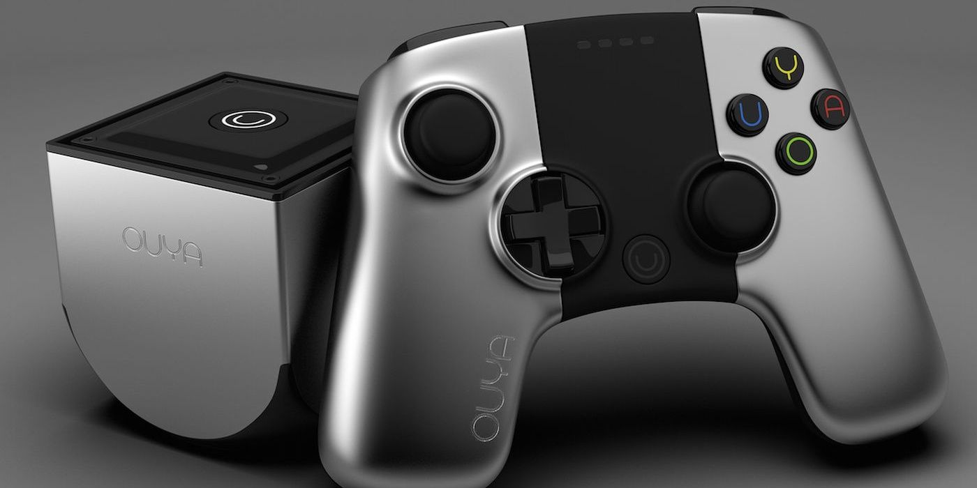 An image of the Ouya game system.