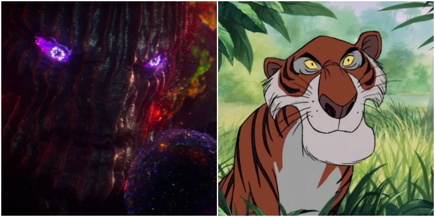 Dormammu on left and Shere Khan on right