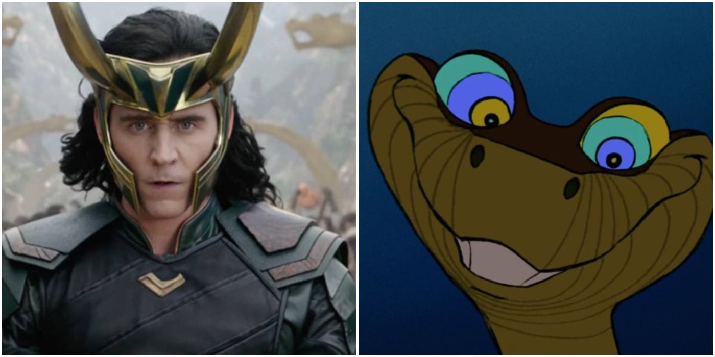Loki on left and Kaa on right 