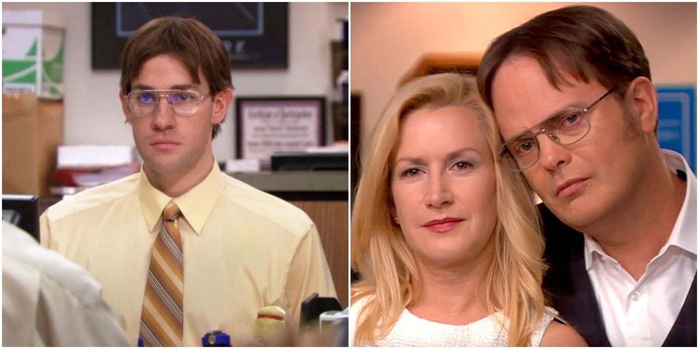 Jim dressed as Dwight/Pam with Dwight
