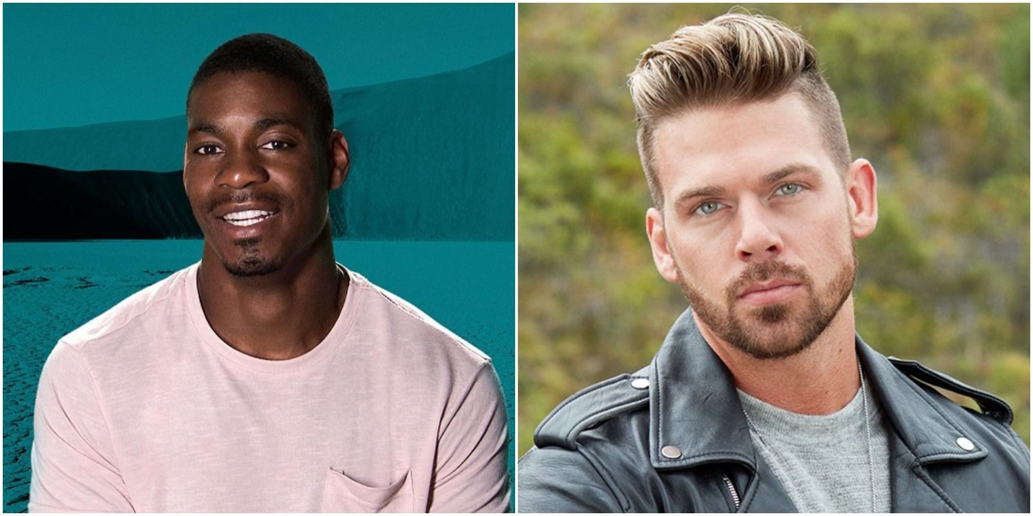 Split image of Leroy Garrett and Joss Mooney in The Challenge
