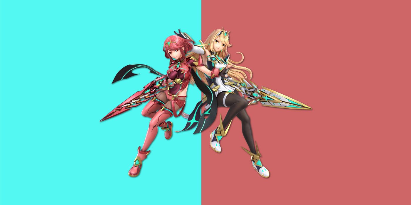 Pyra with blonde hair - Mythra - wide 4