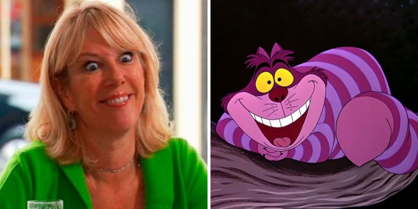 ramona and the cheshire cat - alice in wonderland and disney