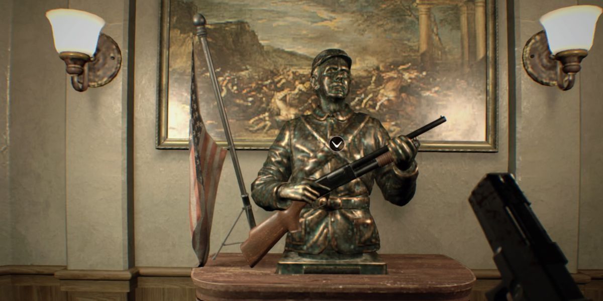 Broken shotgun resident evil 7