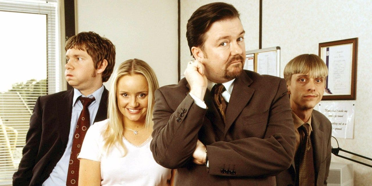 The main characters from The Office UK