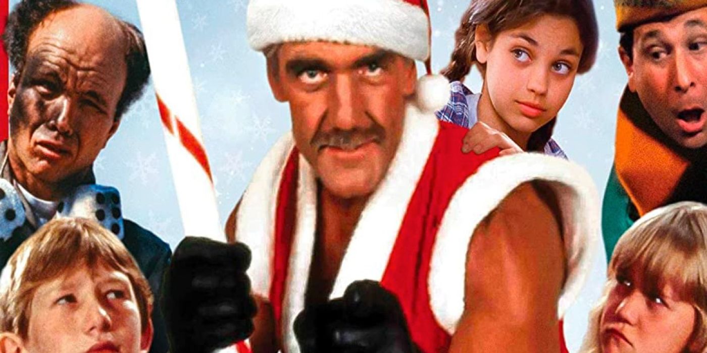 santa with muscles