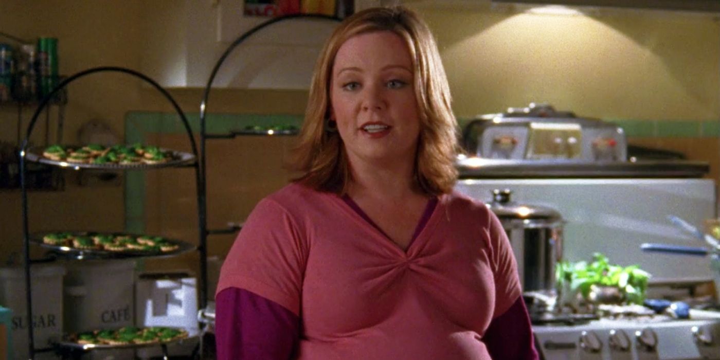 Sookie in the kitchen on Gilmore Girls