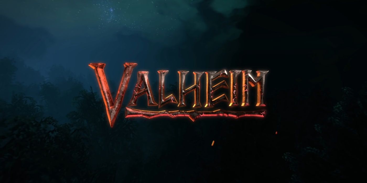 valheim logo dark background
