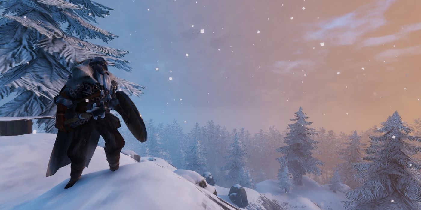 valheim snowy landscape