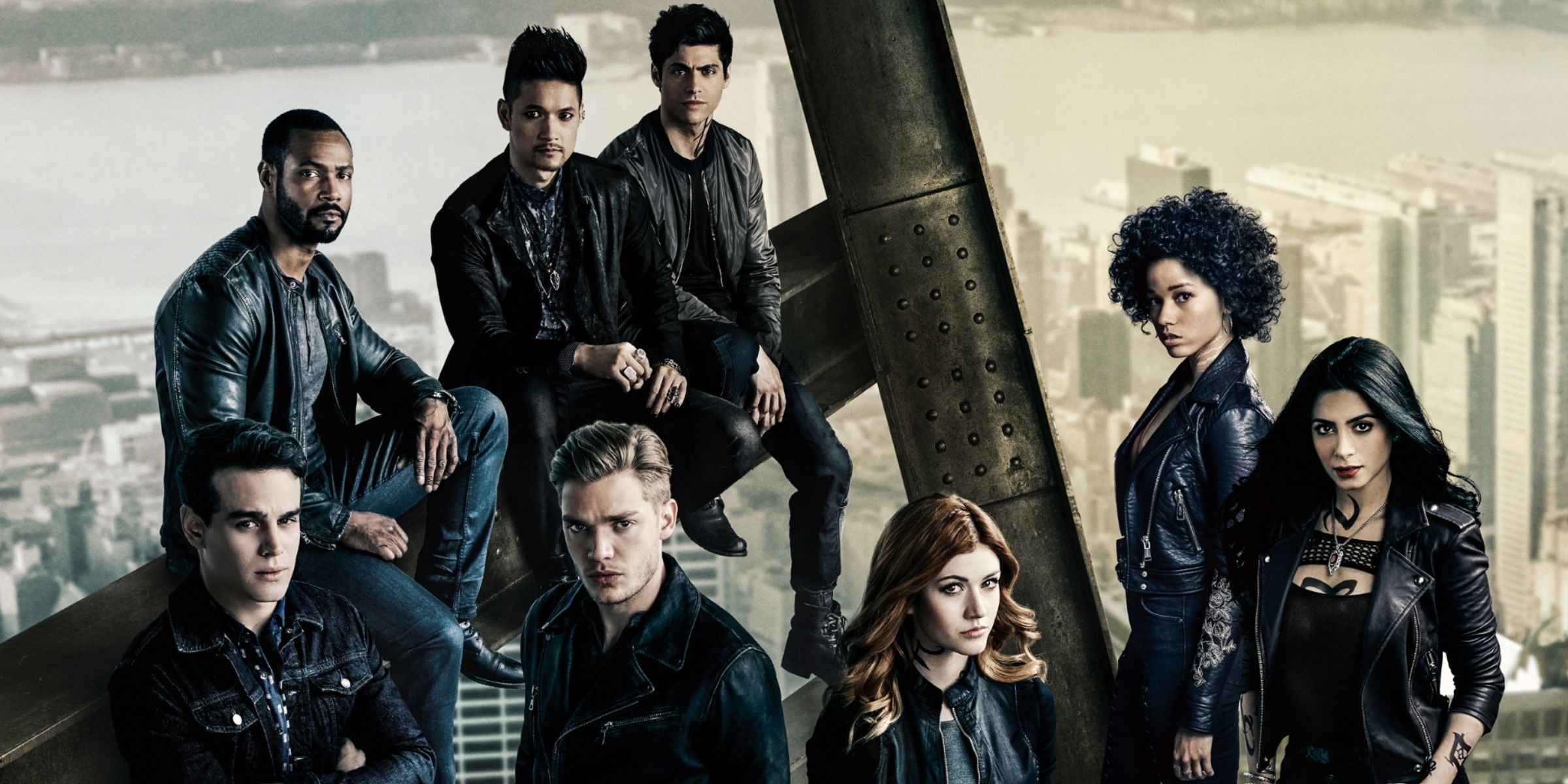 The cast of Shadowhunters in a promo image for the show