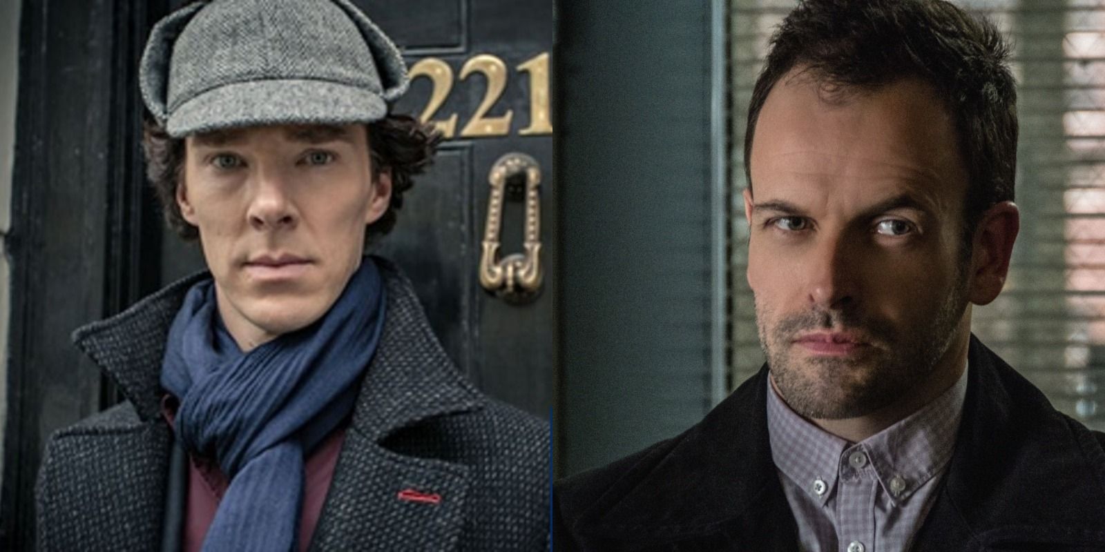 Benedict Cumberbatch and Johnny Lee Miller as Sherlock Holmes.