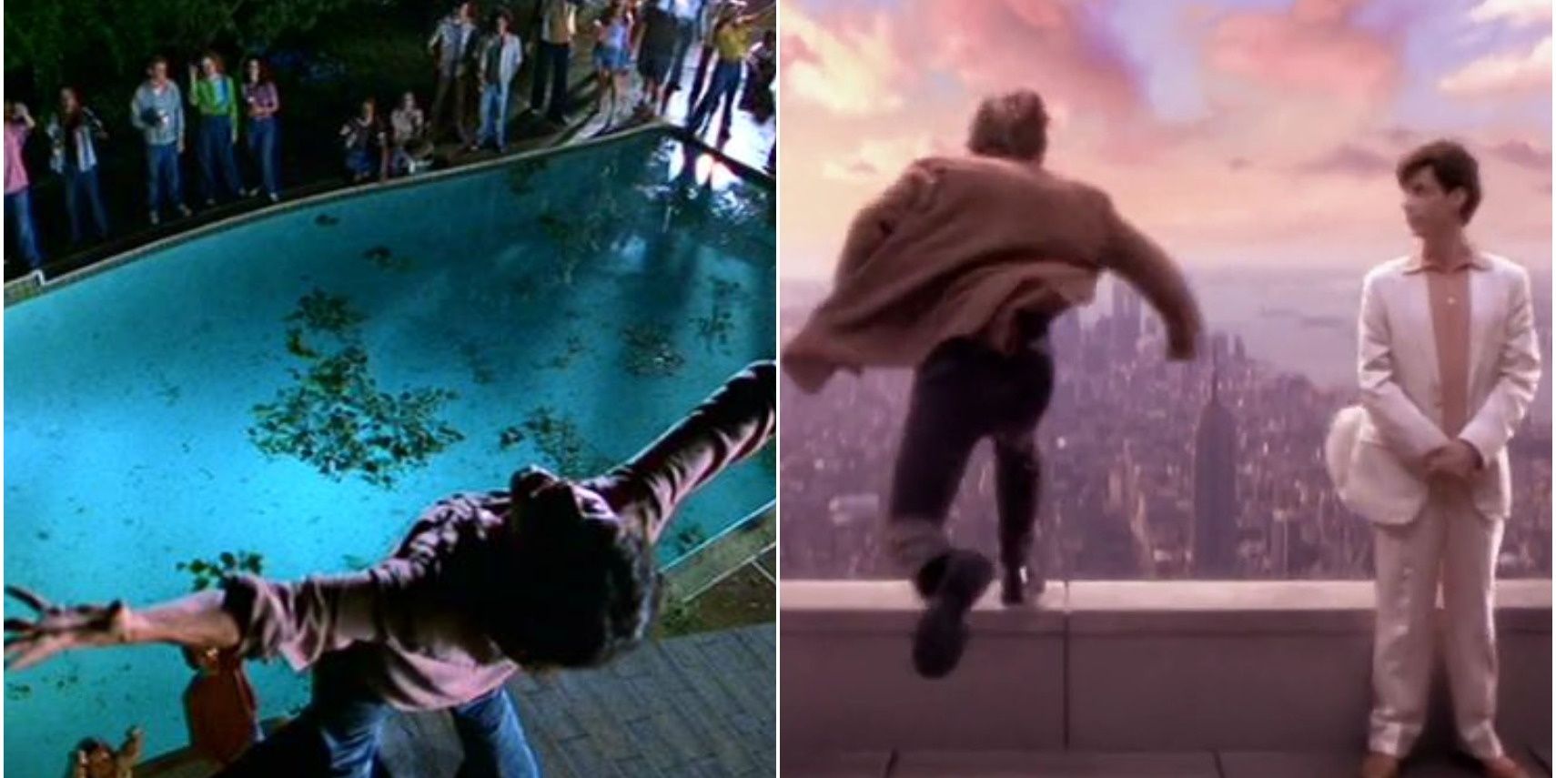 Almost Famous and Vanilla Sky jumping off buildings