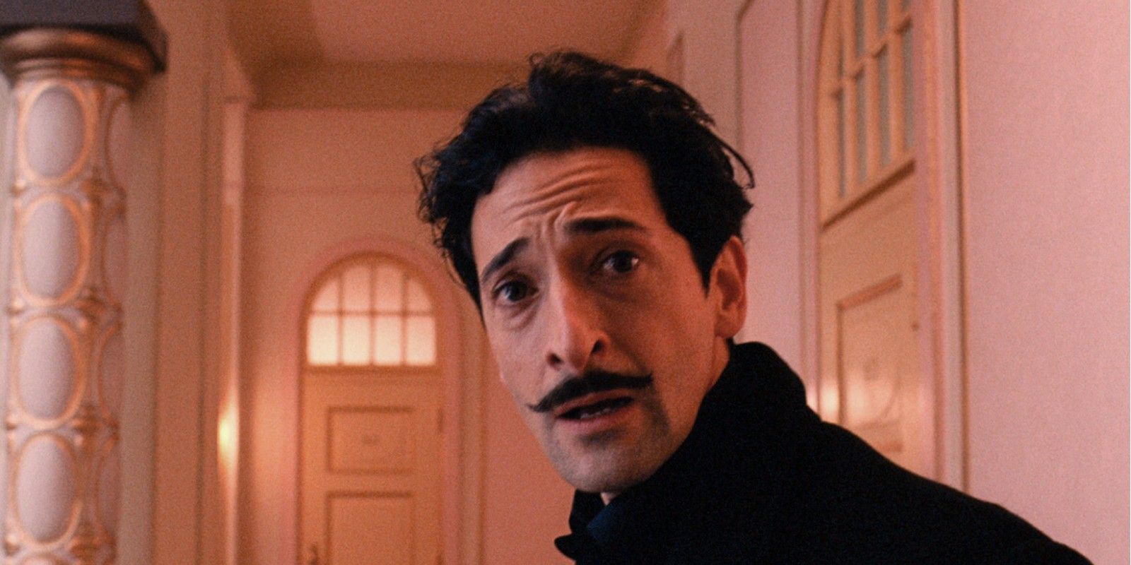 Adrien Brody in the Grand Budapest Hotel