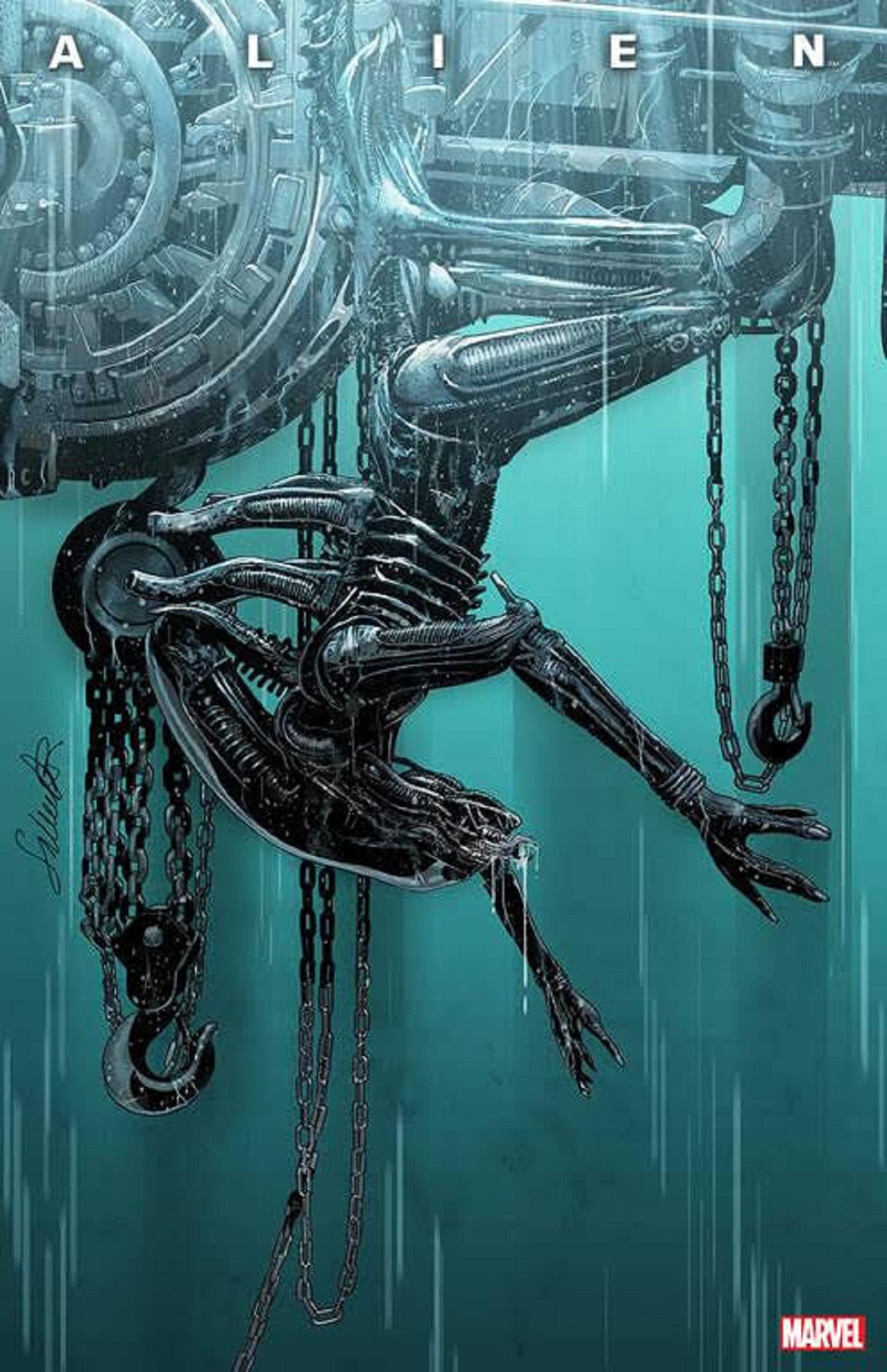 Alien #1 Reprint Cover by Salvador Larocca