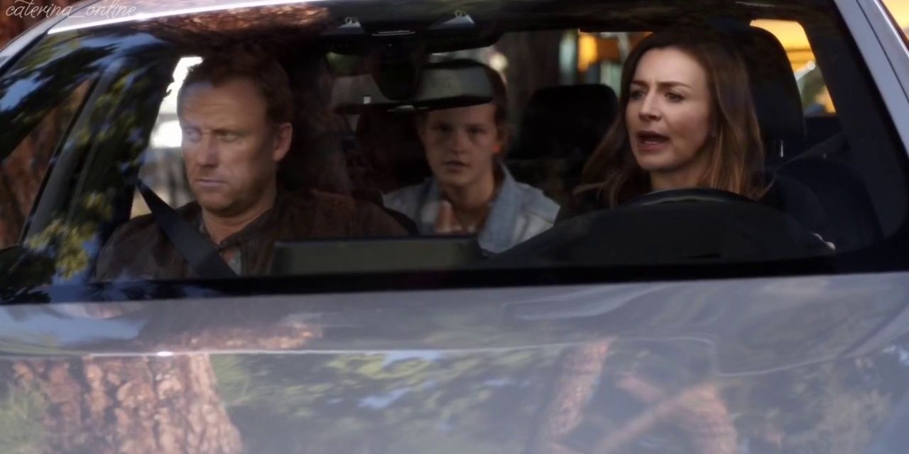 Amelia and Owen drop off Betty in Grey's Anatomy