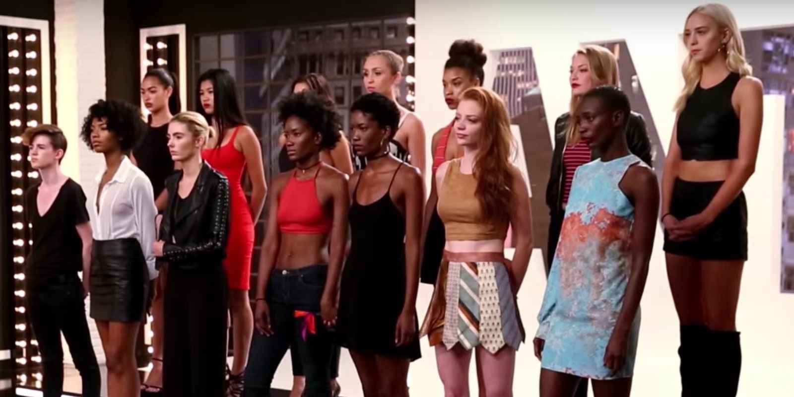 The contestants in VH1's America's Next Top Model revival