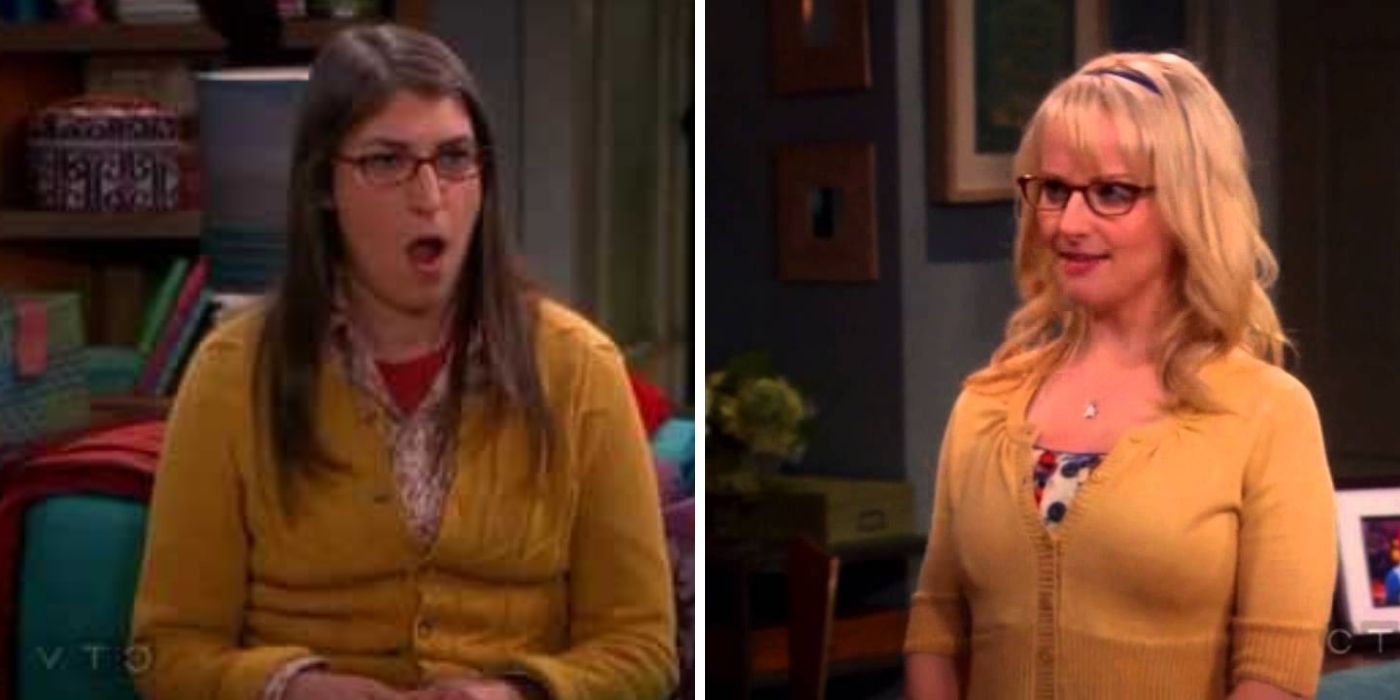 Amy and bernadette fight on girls night - tbbt