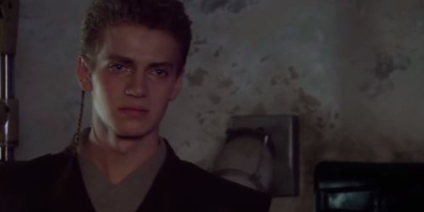 Anakin talks to Padmé about the Sand People he killed and tells her that he will be the greatest Jedi ever in Attack of the Clones.