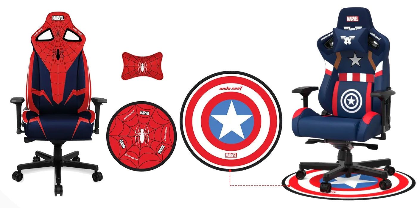 Anda Gaming Chair Marvel Crossover Rug Pillow