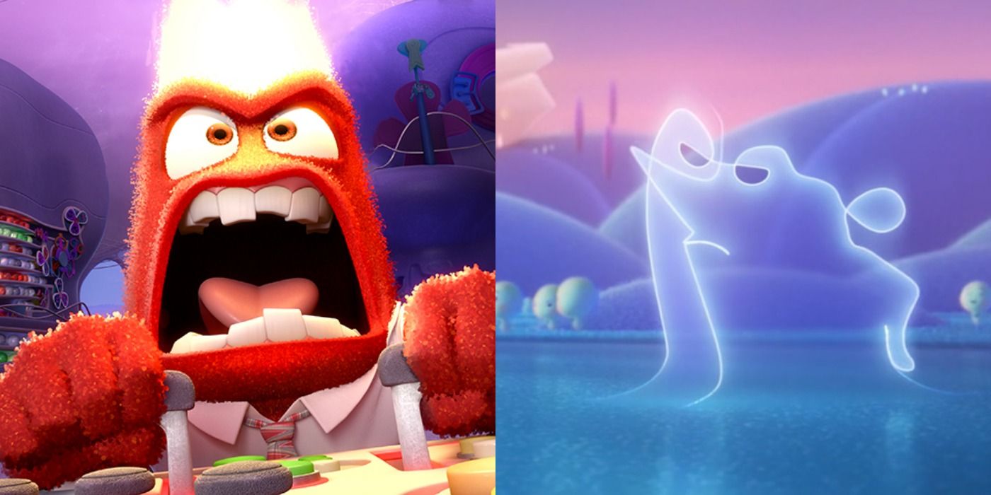 Anger from Inside Out and Terry from Soul