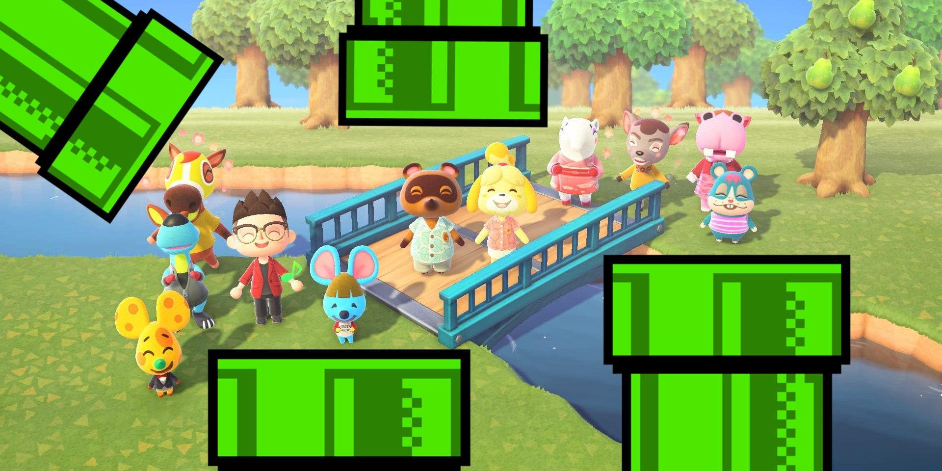 Most Creative Animal Crossing Mario Pipe Design Uses