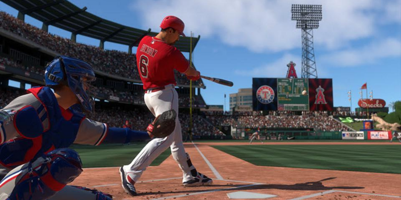 Anthony Rendon hits a home run in MLB The Show