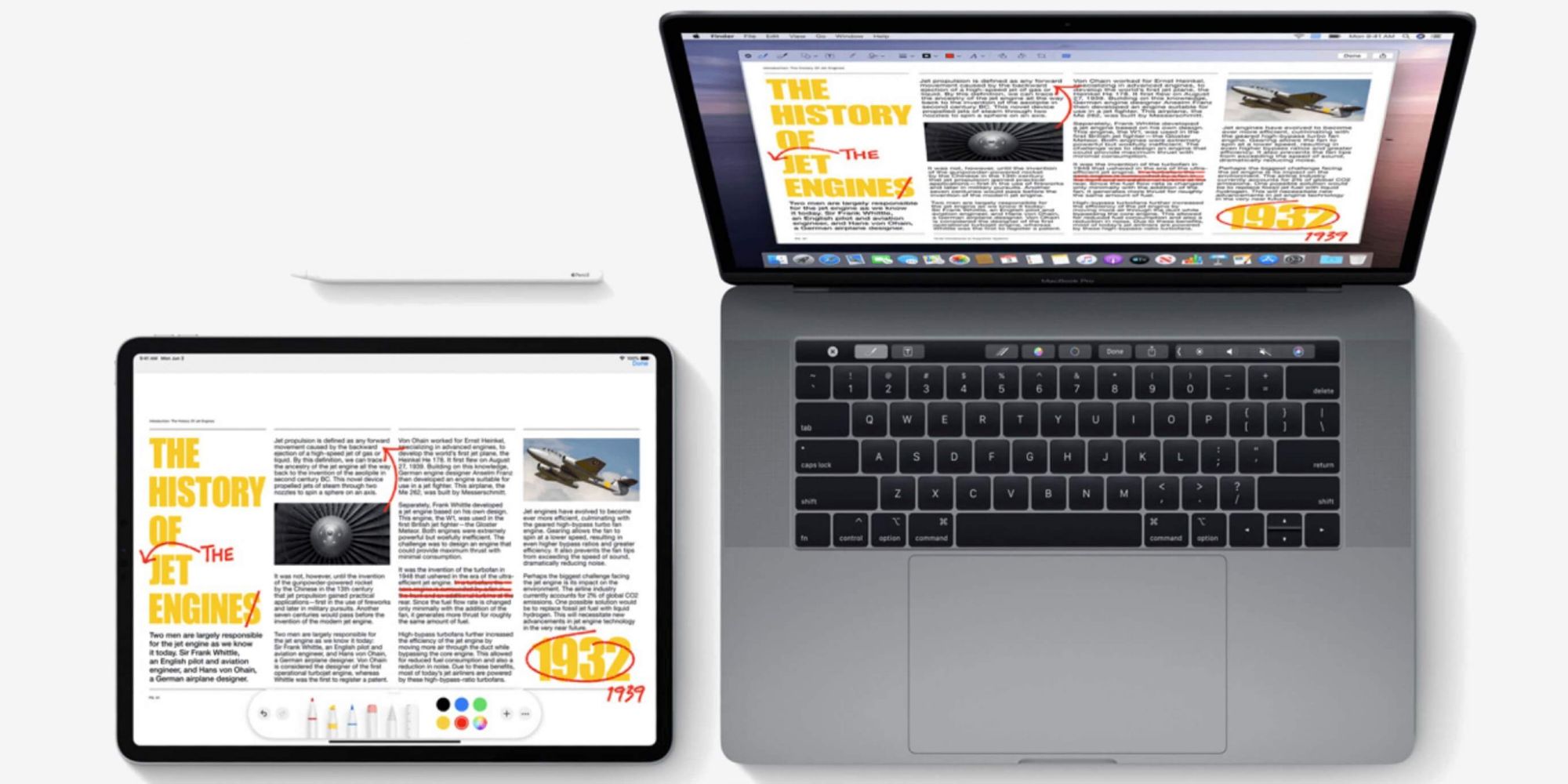 Apple deals pencil macbook