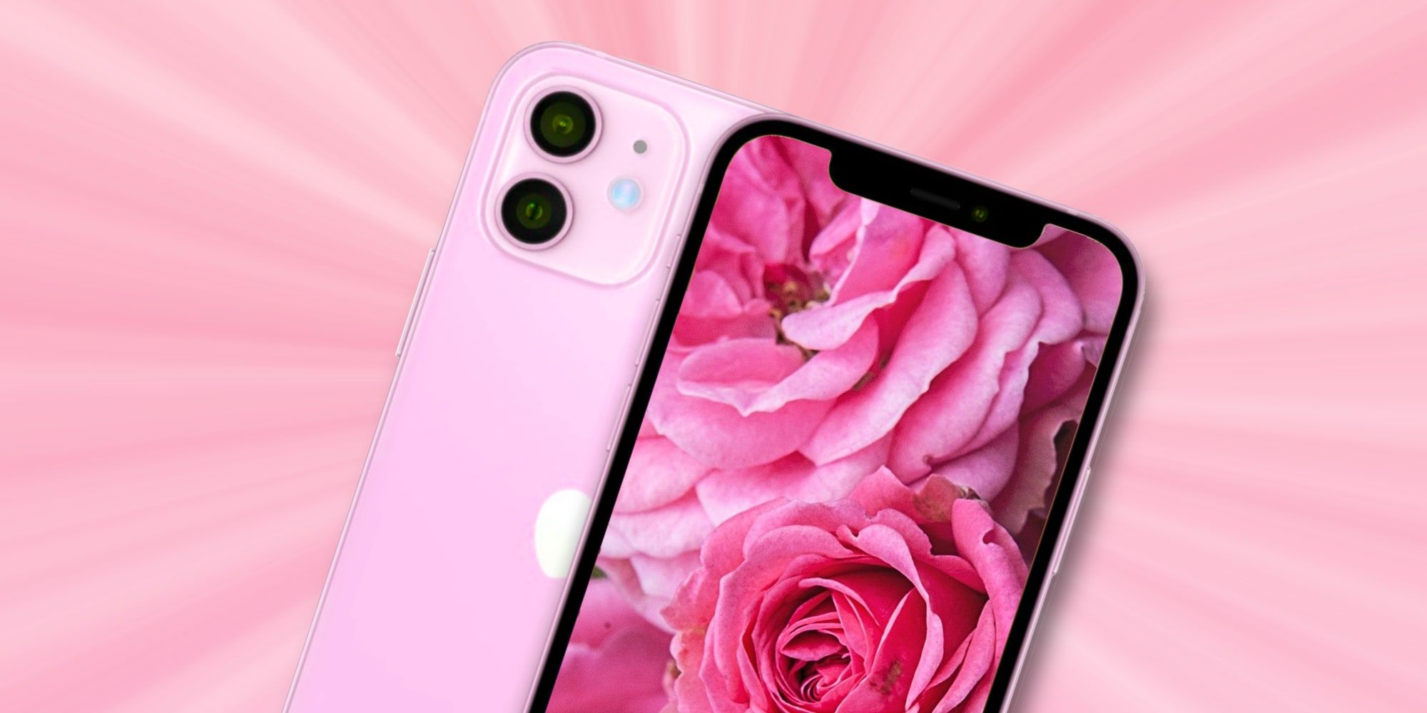 Apple iPhone 12 Rendered In Pink