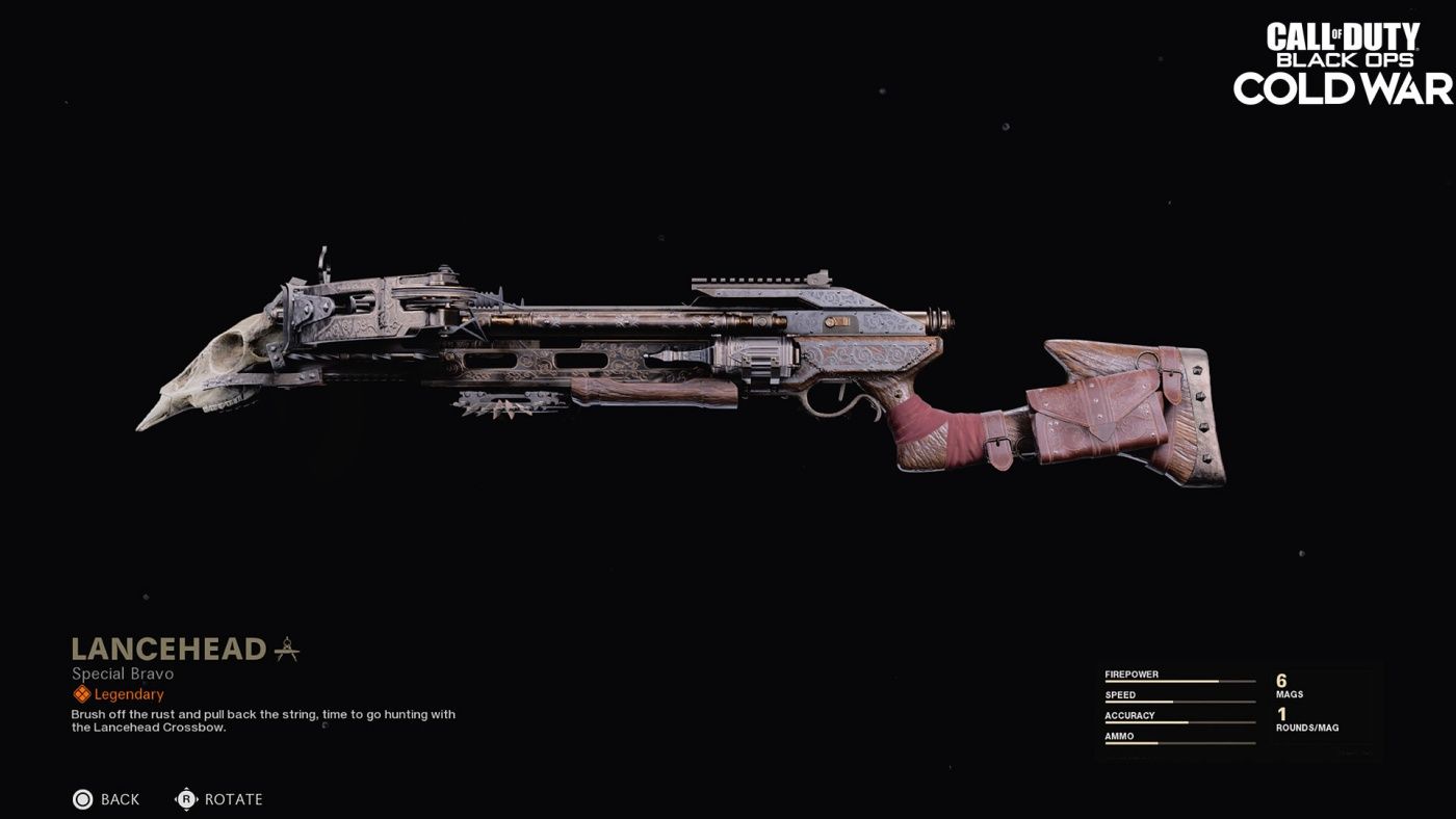 Warzone, Cold War’s Removed Crossbow Returning With Progress Compromise