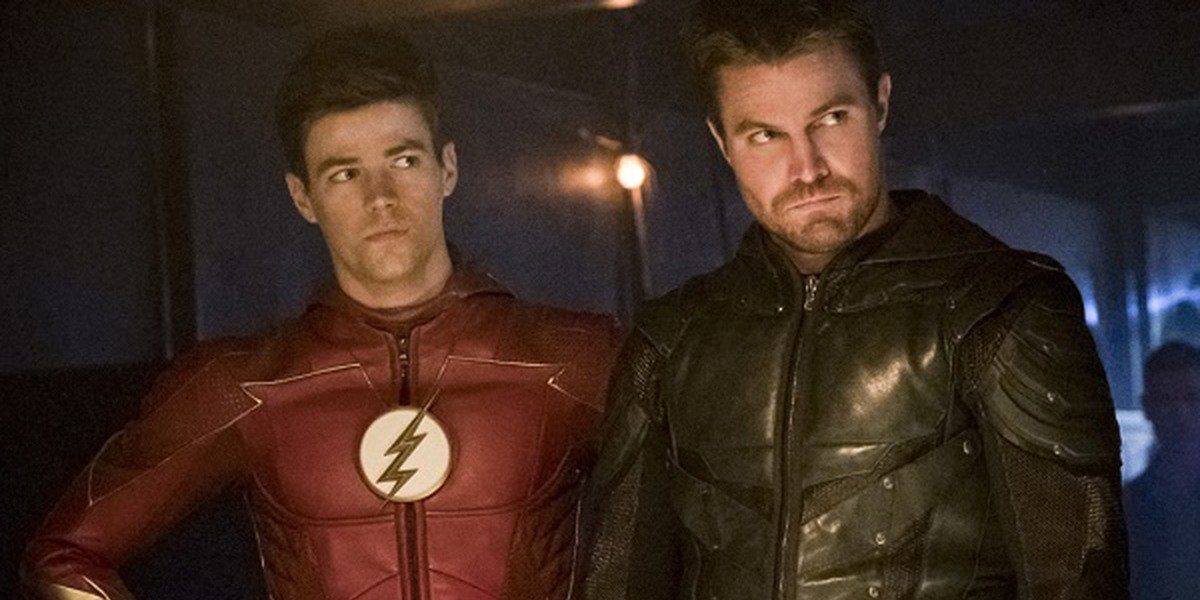 The Flash and Arrow together.