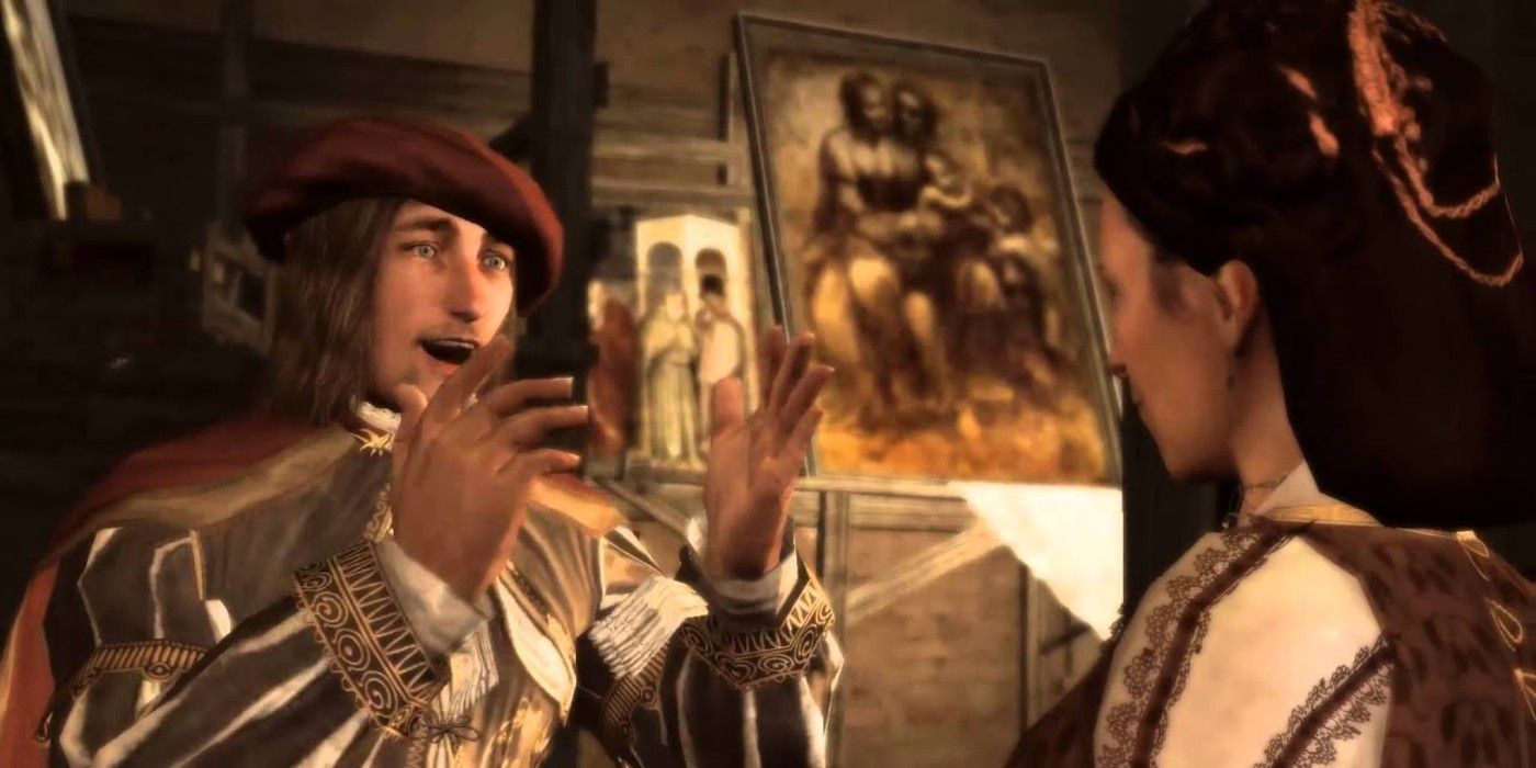 Leonardo Da Vinci in Assassin's Creed 2 