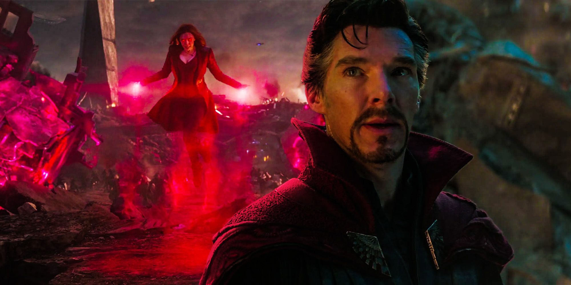 Scarlet Witch and Doctor Strange in Avengers Endgame