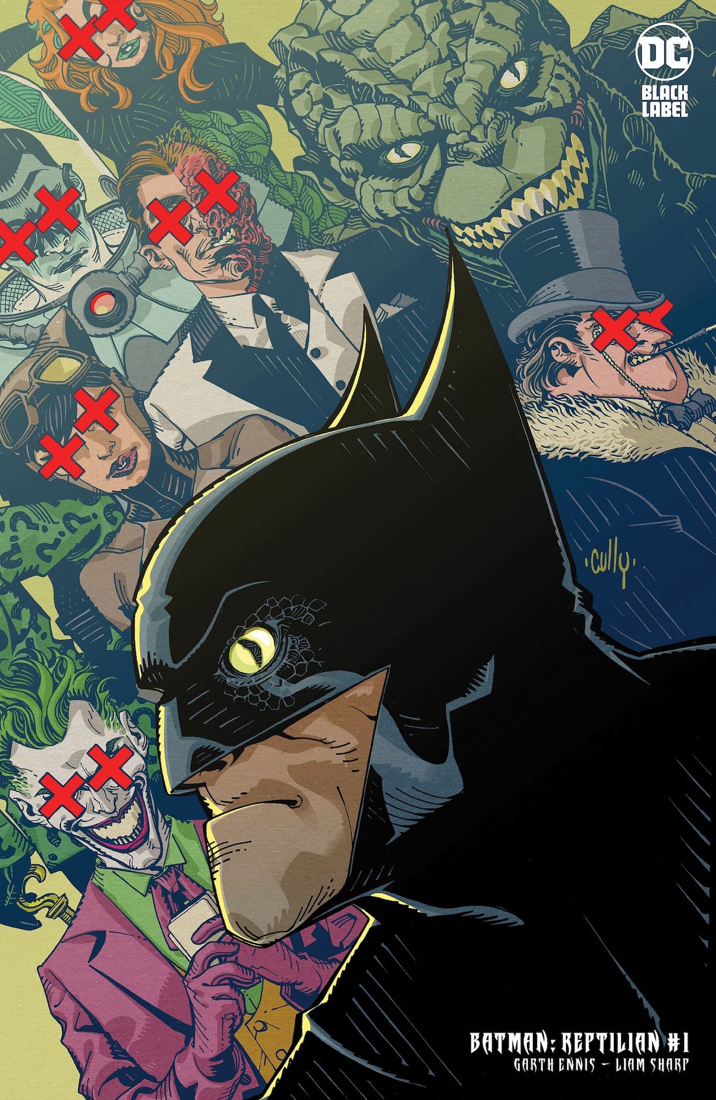 Batman Reptilian Variant Cover