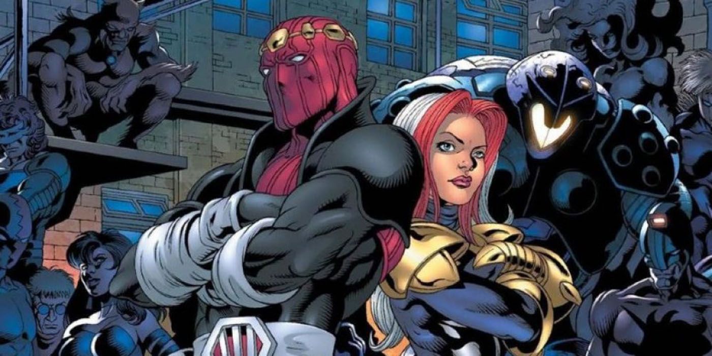 Baron Zemo and his supervillain group, The Thunderbolts.