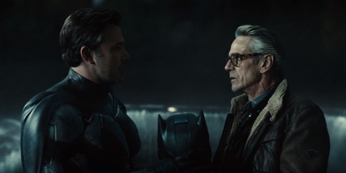 Batman Speaking With Alfred On Wayne Lake - Zack Snyder's Justice League