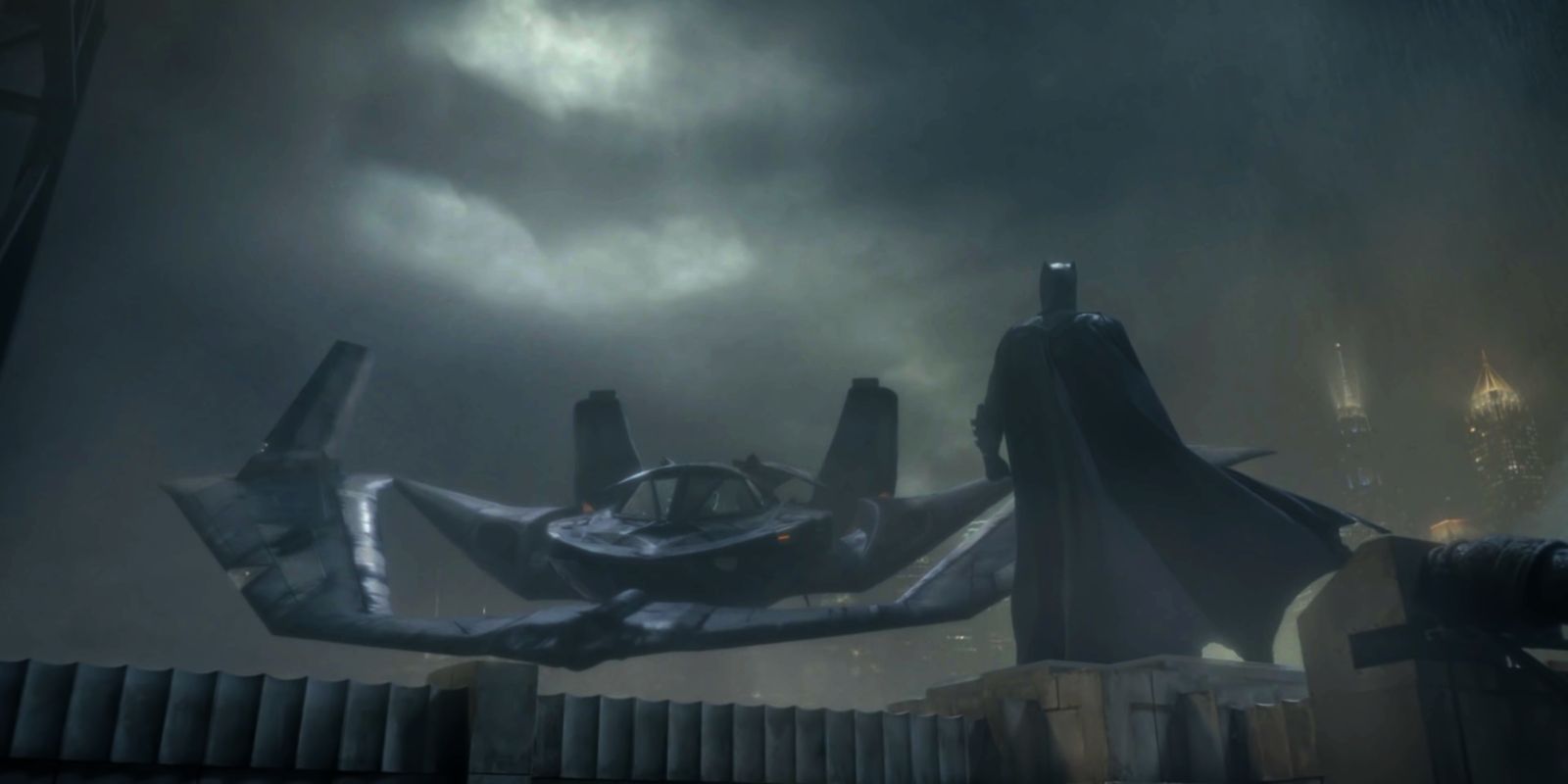 Batman Summoning The Bat-Wing - Justice League