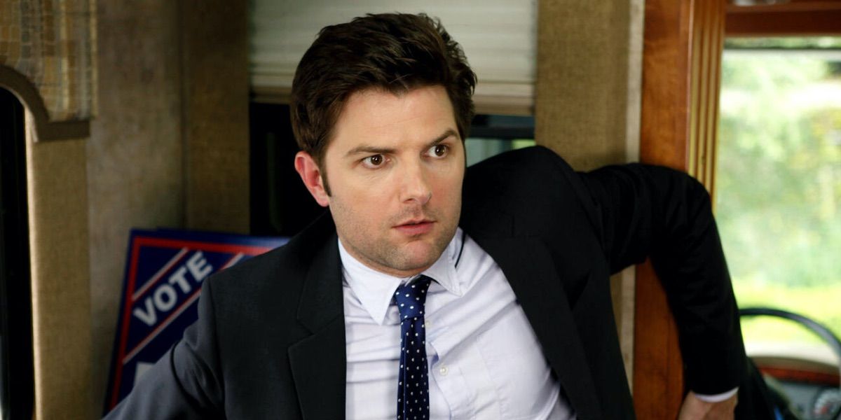 Ben Wyatt gets up from his chair in Parks and Recreation
