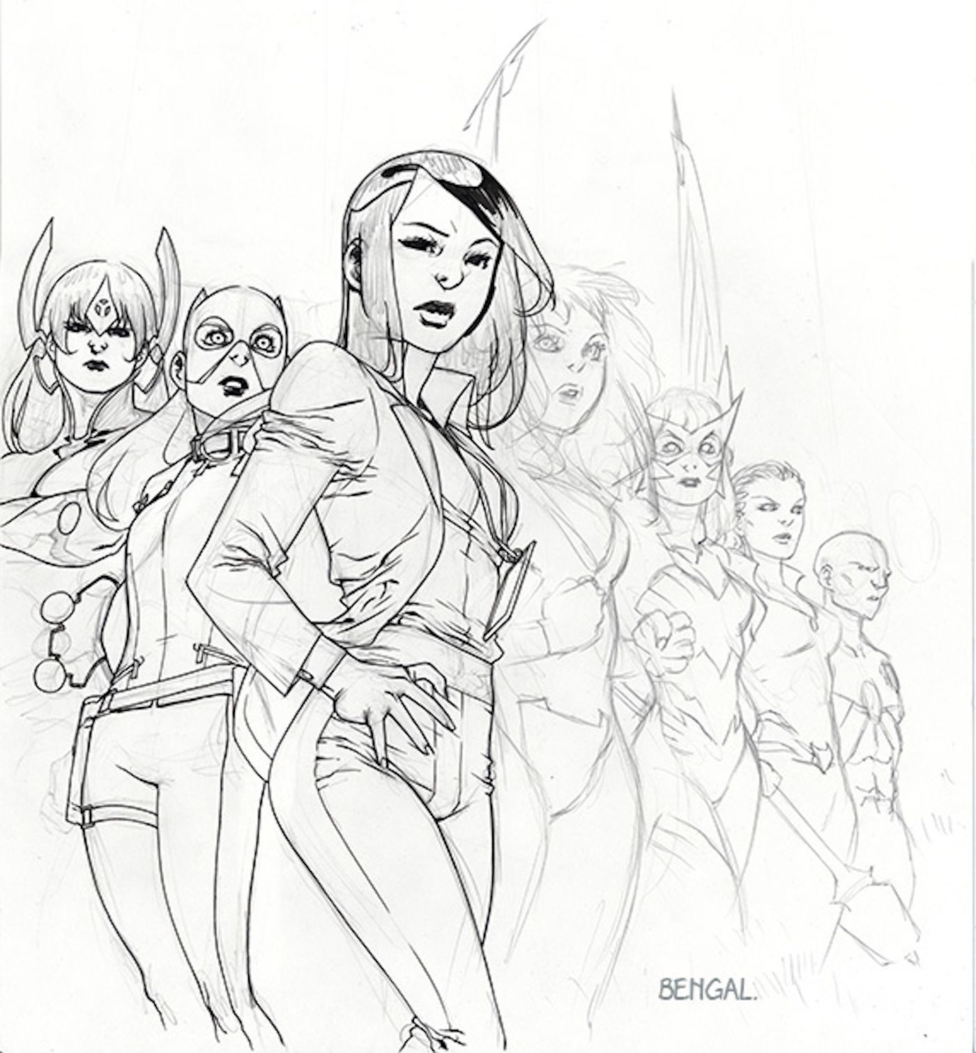 All-Female Justice League Artist Reveals Scrapped Project’s Hero Team