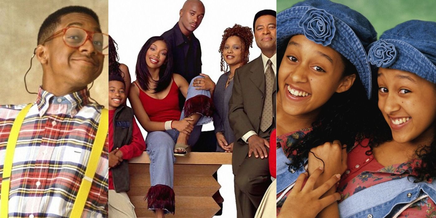 Black Actors 90s Sitcoms featured: includes Jaleel White as Steve Urkel, Moesha cast, Tia and Tamera