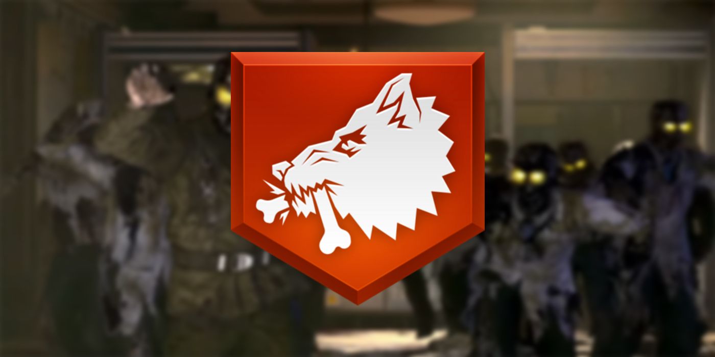 Logo for the Black Ops 4 zombies perk Blood Wolf Bite.