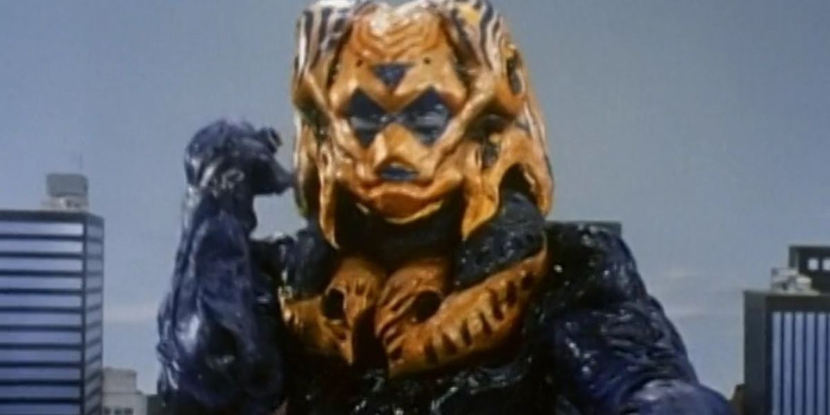 Blue Globbor as an enlarged monster in Mighty Morphin