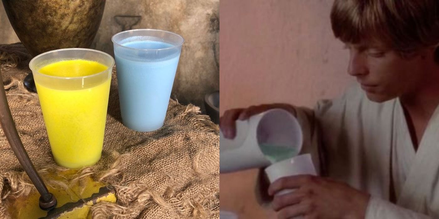 Blue milk from Star Wars and Galaxy's Edge