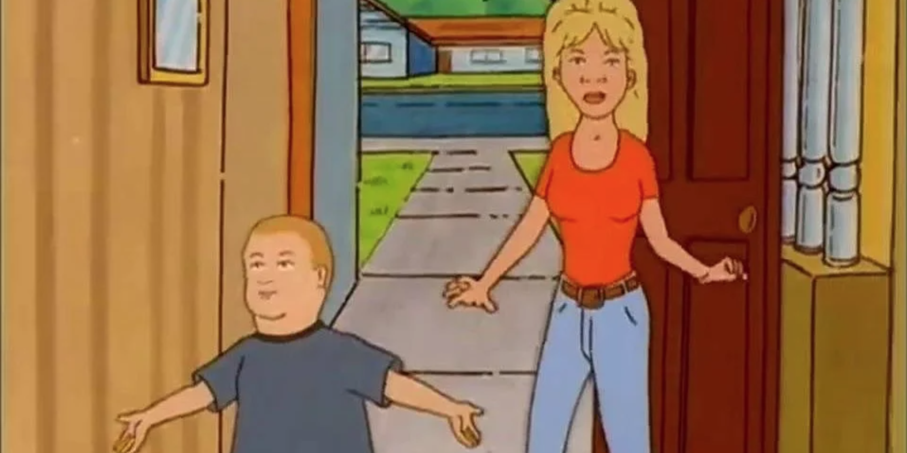Bobby and Luanne's birthday surprise in King of the Hill