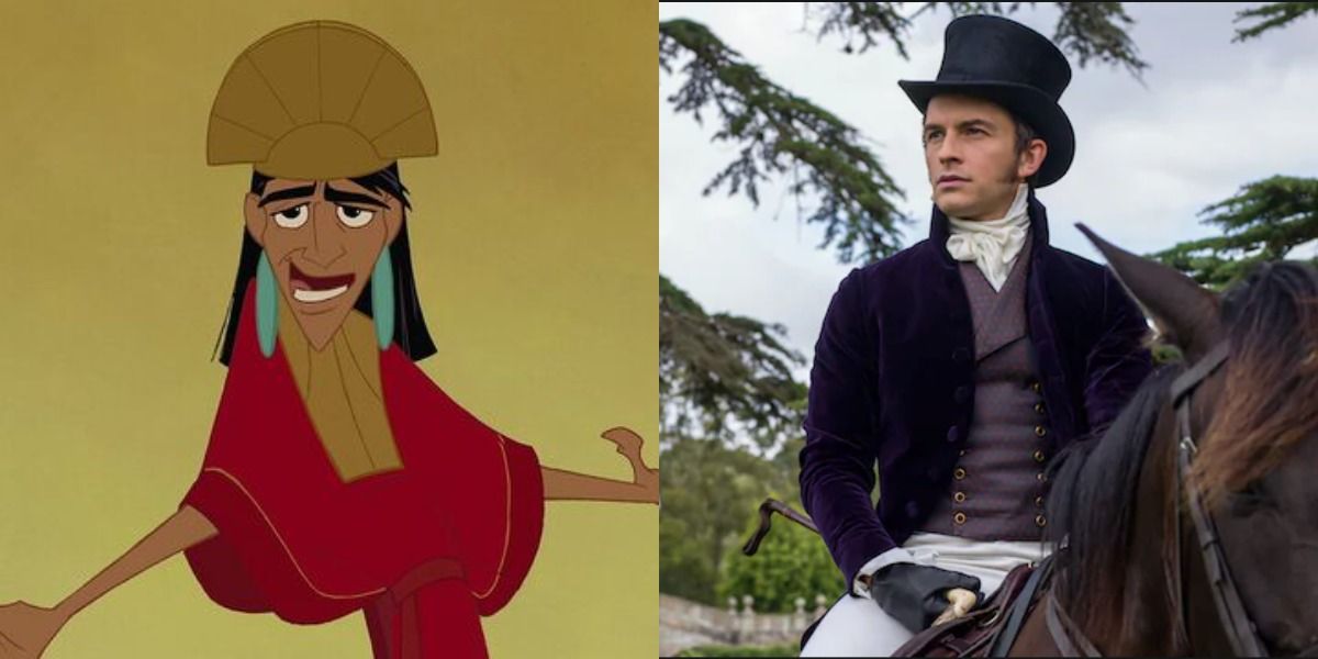 Bridgerton and Disney - Anthony Bridgerton and Kuzco
