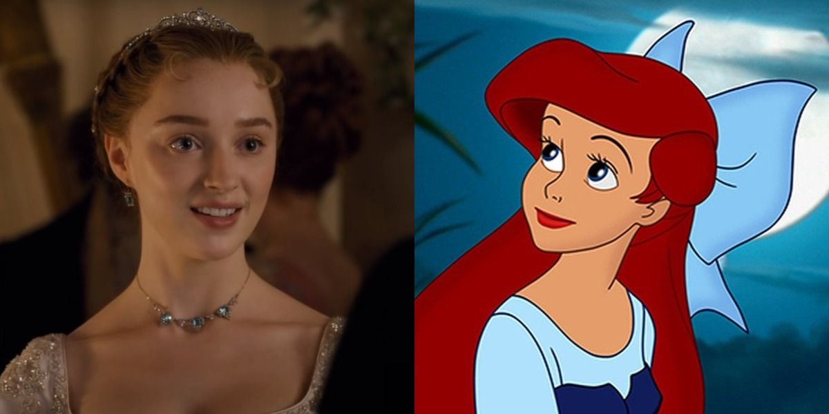 Bridgerton and Disney - Daphne Basset and Ariel